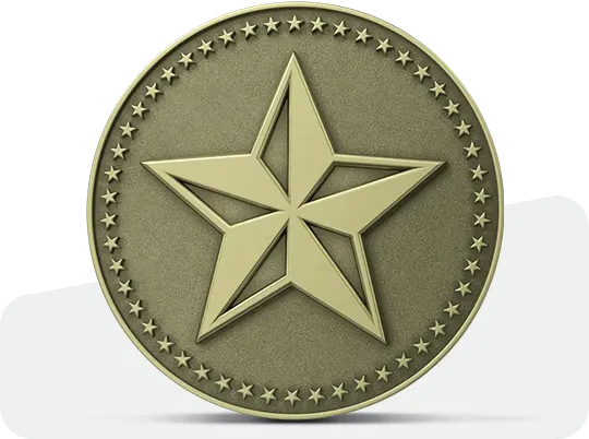 Antique Brass Challenge Coins