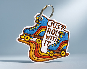 Custom Embroidered Keychains