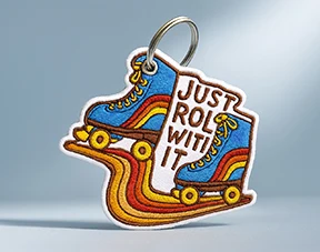 Custom Embroidered Keychains