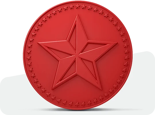 Dye Red Challenge Coins