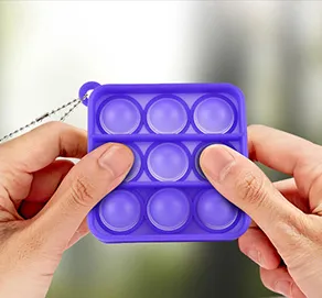 personalized ​​stress-relief keychain bulk