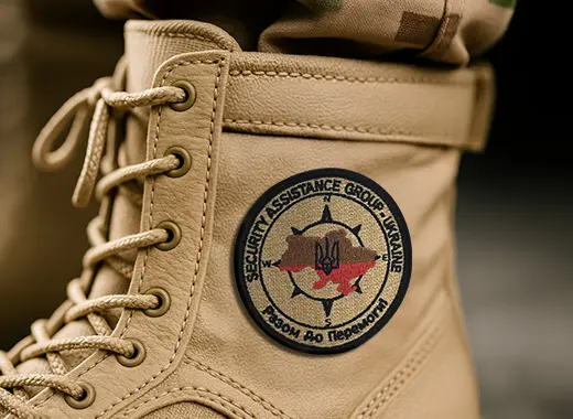 Embroidered Military Patches with Boots