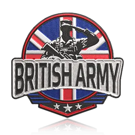 Army Design Template of Embroidery Patches UK