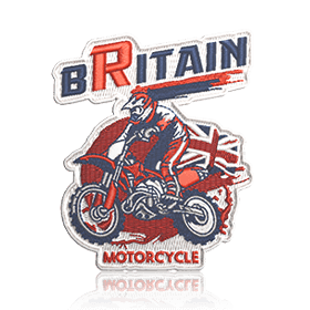 Motorcycle Design Template of Custom Velcro Patches UK