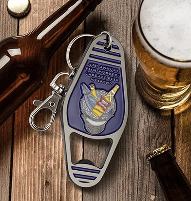 Bottle Opener Metal Enamel Keychains