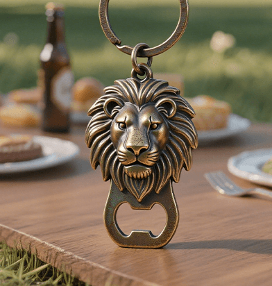 3D Bottle Opener Keyring