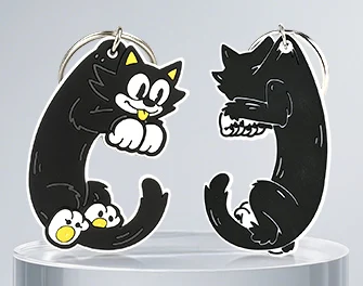 Double-sided PVC Keychains