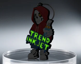 Glow-in-the-dark PVC Keychains