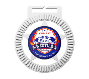 Combat Wrestling Takedown King Medal