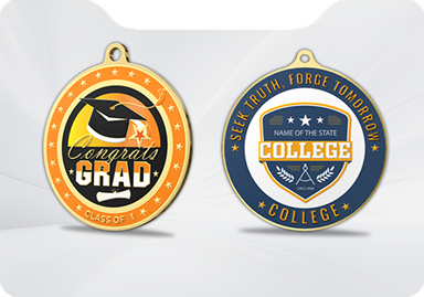Custom Graduation Medals