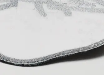 no backing printed patches