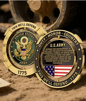 Army Spinner Challenge Coin