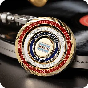 Iron Triangle Anniversary Custom Spinning Coin