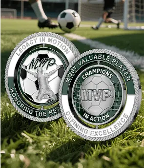 Sports Spinner Challenge Coin