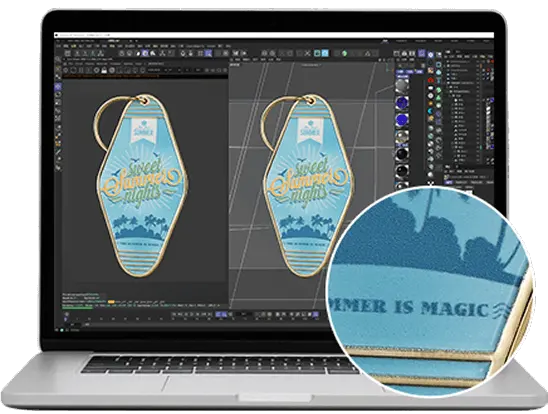 Confirm your motel keychain designs