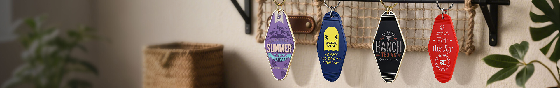 Custom Motel Keychains