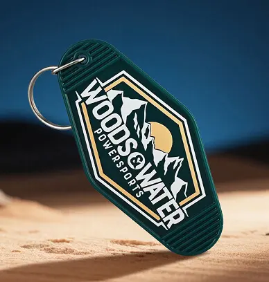 Custom Plastic Motel Keychains