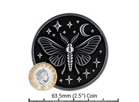 2.5" (63.5mm) Custom Coins