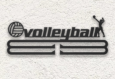 volleyball medal display