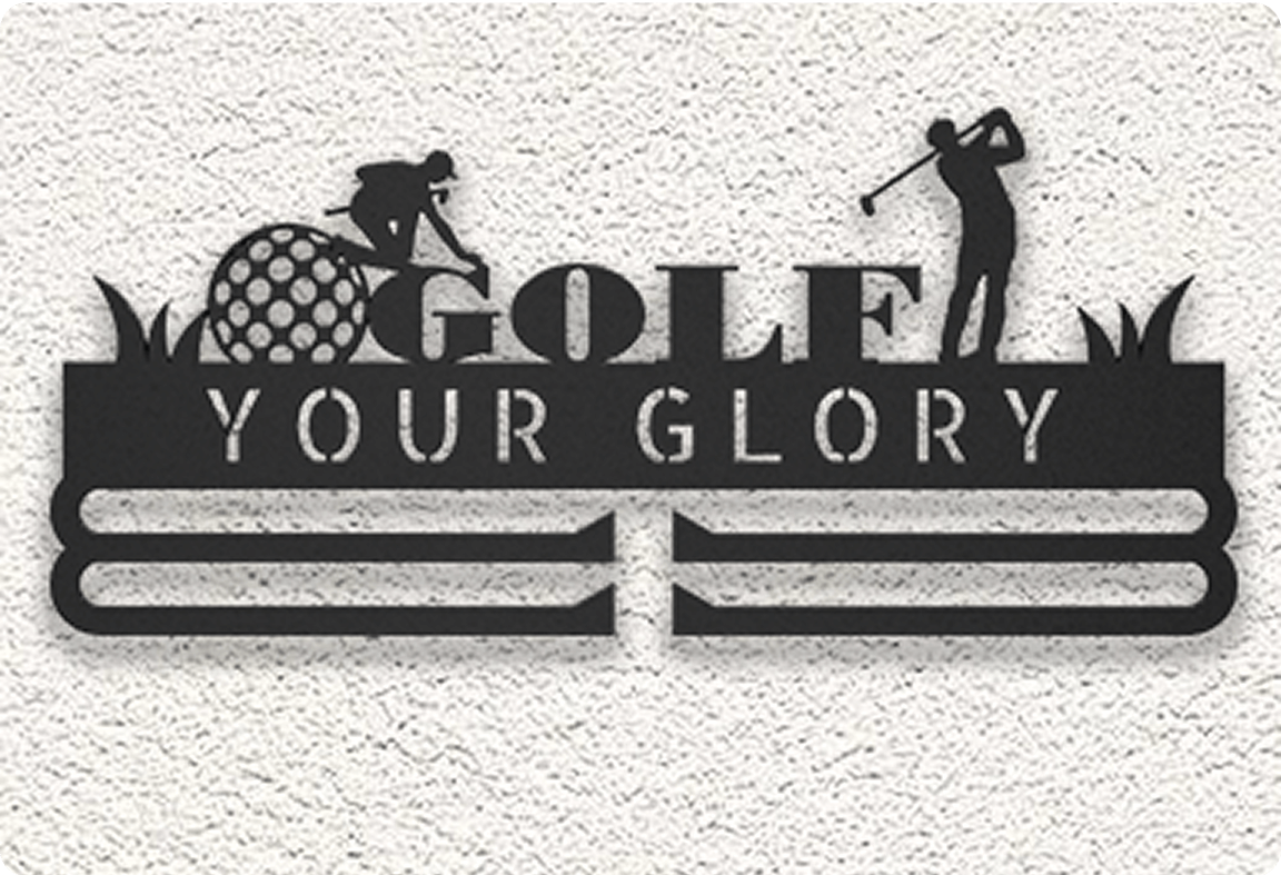 golf medal display