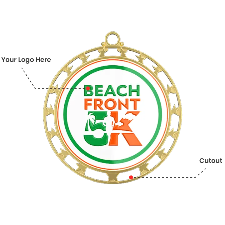 BEACH FRONT 5K Medal