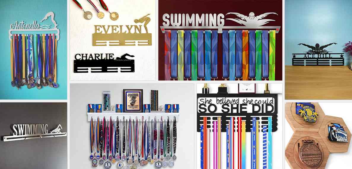 display your swimming medals