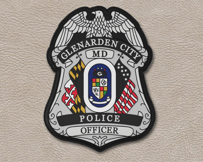 Woven Police Patches