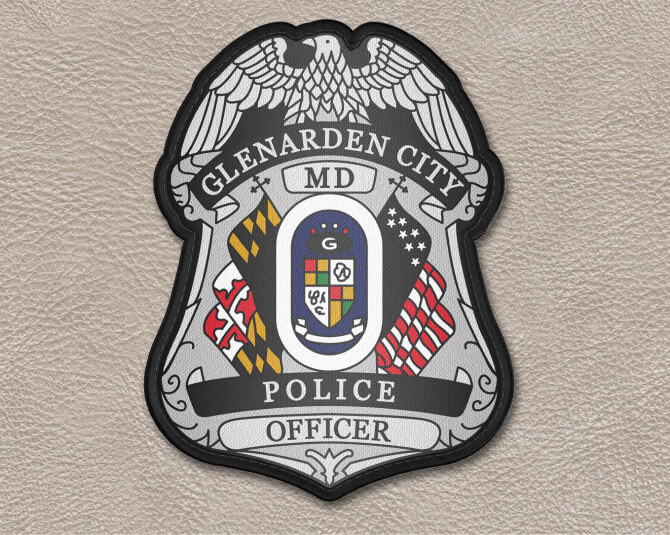 Printed Police Patches