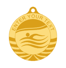 Champion Dive Swim Medal