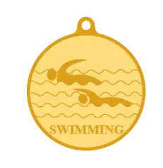 Wave Glory Swimming Medal Wave Glory Swimming Medal