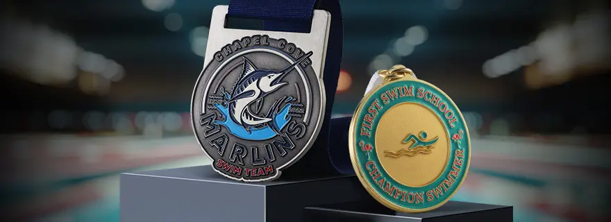 Fully Customizable Swimming Medals Fully Customizable Swimming Medals