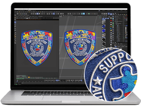 police patches custom