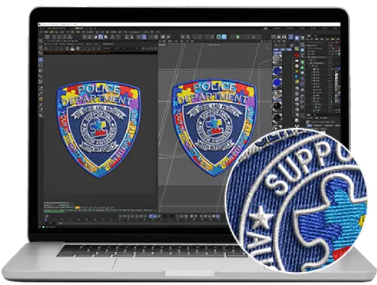 police patches custom