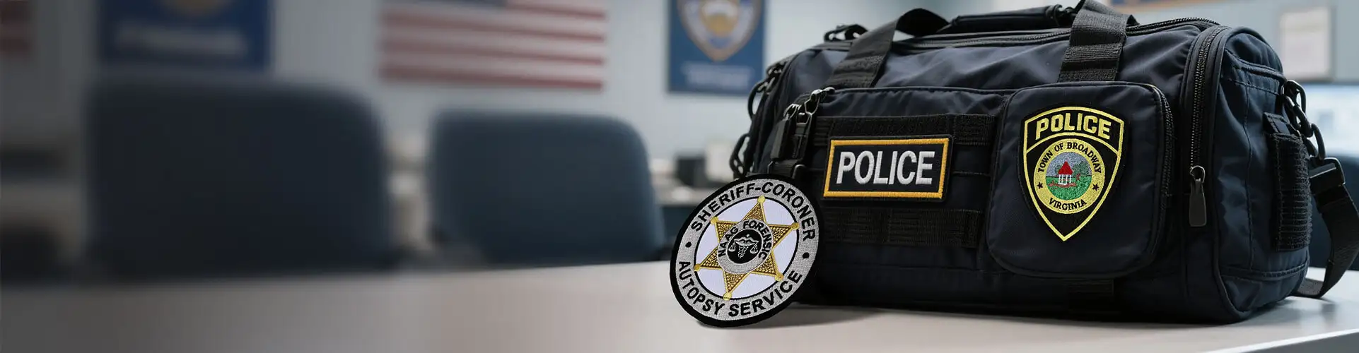 embroidery police patches