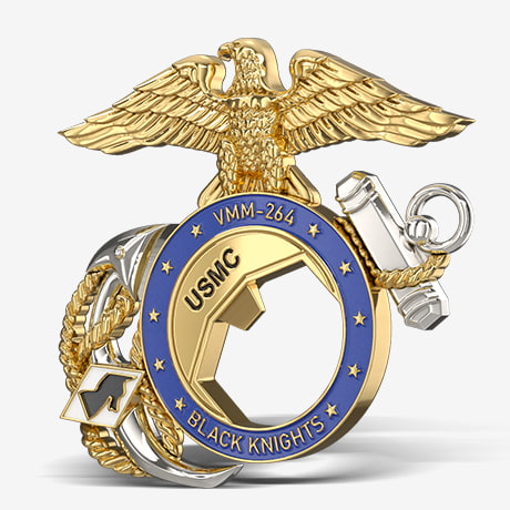 USMC Black Knights Bottle Opener Coins