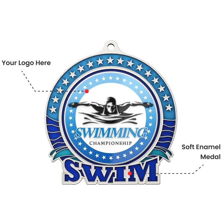 Swim Championship Medal Swim Championship Medal