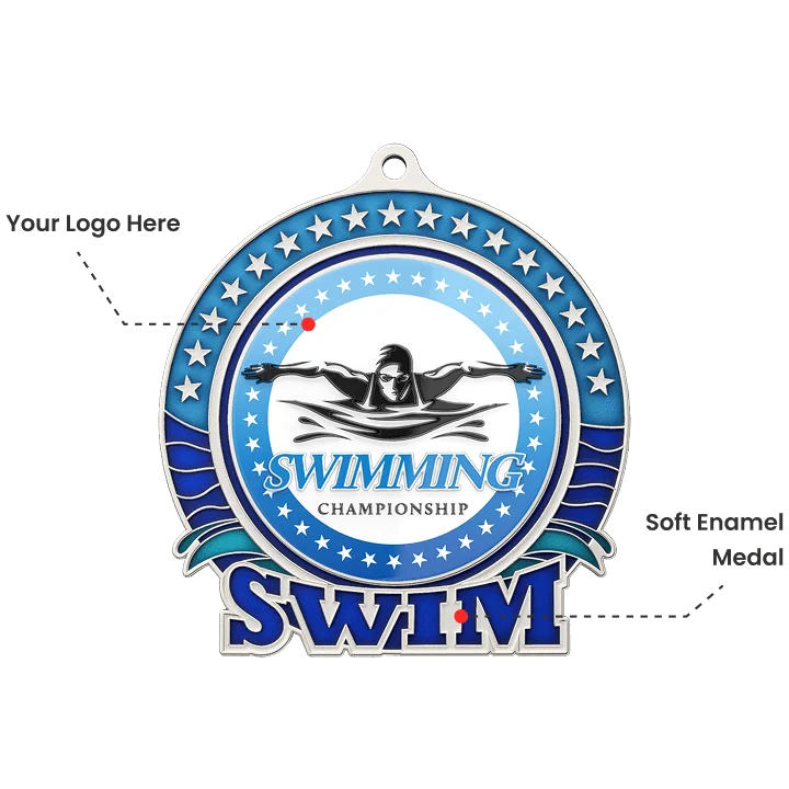 Swim Championship Medal Swim Championship Medal