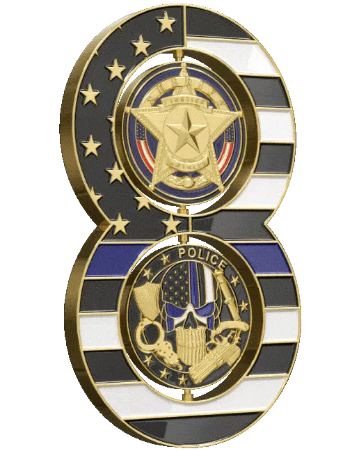 Floating Spinner Coins