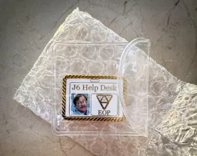 J6 Help Desk Custom Coins