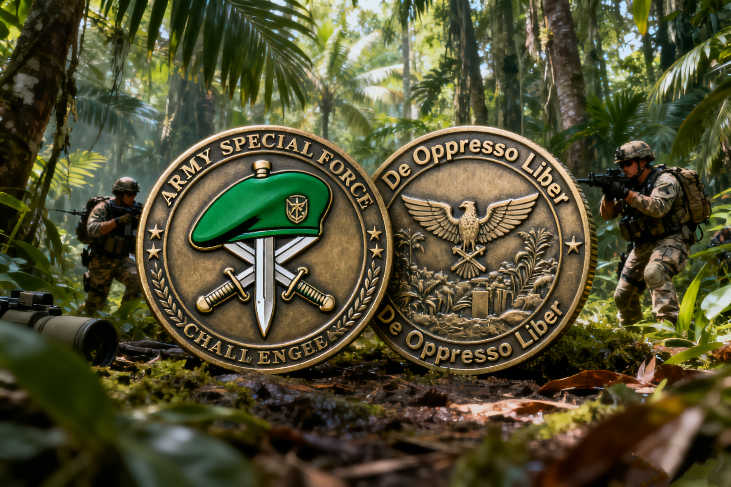 Army Special Forces Challenge Coins