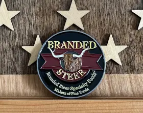 Branded Steer Custom Challenge Coins