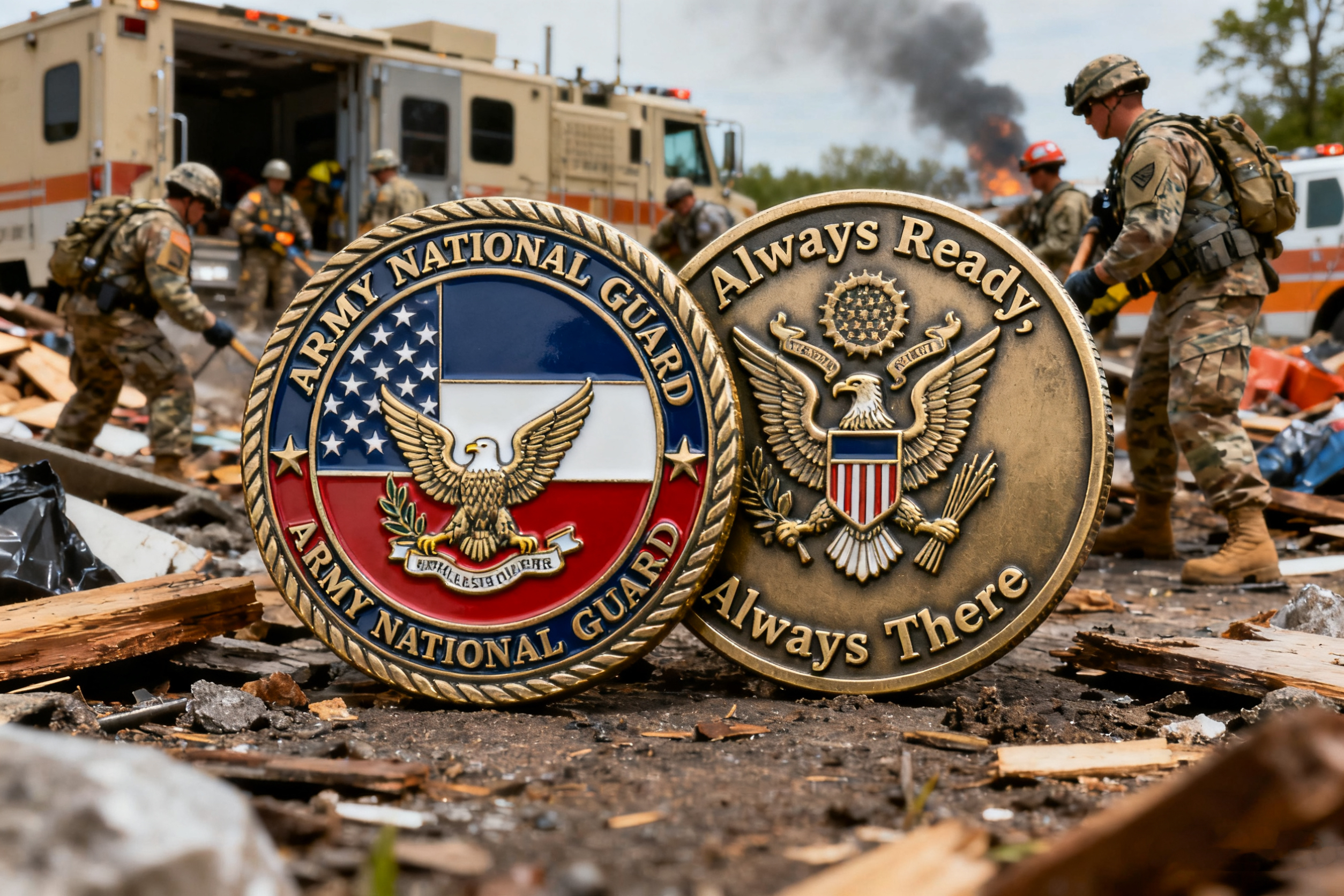 Army National Guard Challenge Coins