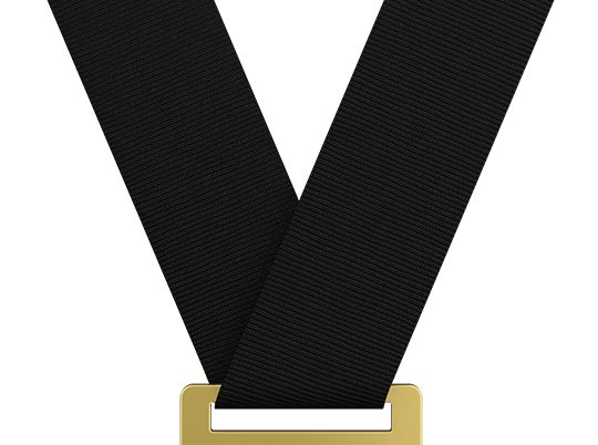 Black Medal Ribbon