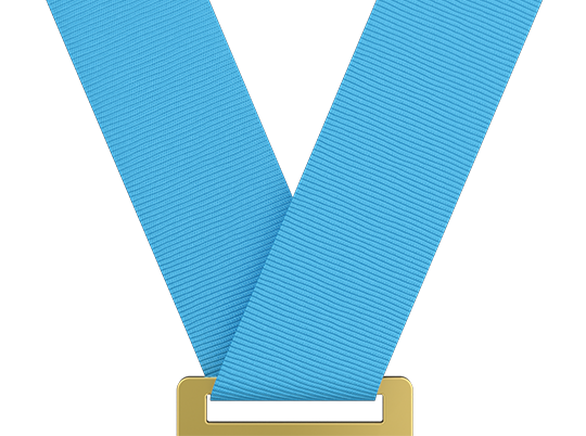 Light Blue Medal Ribbon