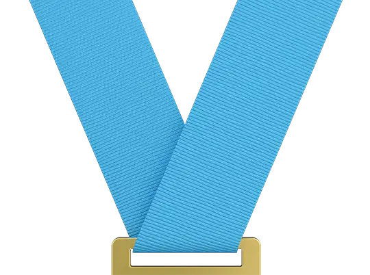 Light Blue Medal Ribbon