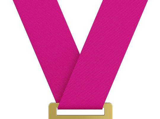 Pink Ribbon Medal Ribbon