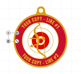 archery star custom medals