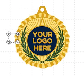 Your Logo Here Custom Medals