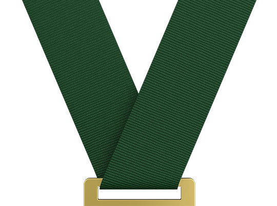 Dark Green Medal Ribbon