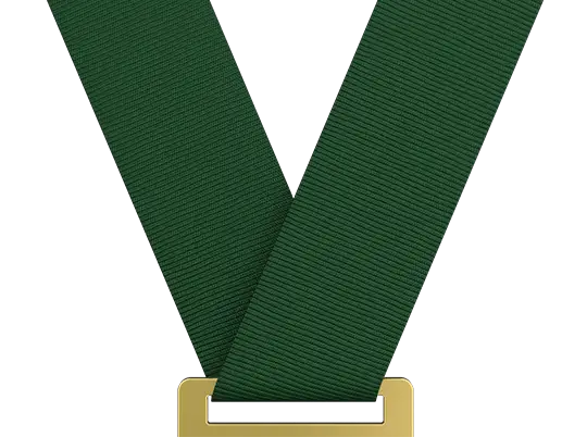 Dark Green Medal Ribbon